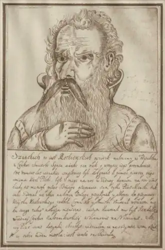 Портрет И. Д. Шуйского из польского сборника шляхтских портретов XVII в. «Polonorum Iсones» с неизвестного оригинала