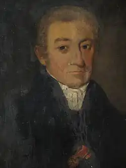 Портрет Ивана Михайловича Бер. Неизвестный художник, 1820-е гг.