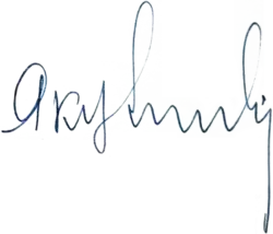 Изображение автографа