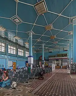 Интерьер вокзала перед реконструкцией