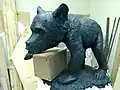 Макет памятника медведю Сене