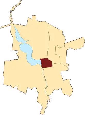 Центральный на карте