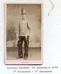 Жак Бальсан, гусар 3-го эскадрона 2-го полка, Шалон-ан-Марн (1888).