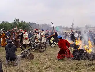 Реконструкция боя под Гроховисками. 2008 год