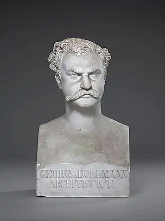 Скульптурное изображение Георга фон Дольмана работы Иоганна Гальбига