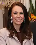 Jacinda Ardern, third female Prime Minister (2017–present), and second elected head of government in the world to give birth while in office