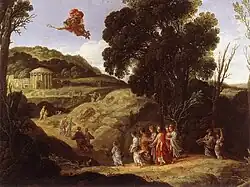 Меркурий и Герса. Ок. 1618. Медь, масло. Уффици, Флоренция