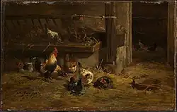 Курятник. Между 1855 и 1860. Институт искусств Стерлинга и Франсин Кларк, Уильямстаун, Массачусетс, США