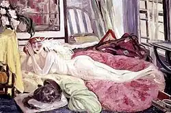 Image of the artist Jacqueline Marval’s painting «The Bohemian» from 1921.