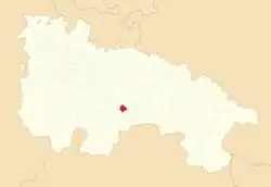 Расположение муниципалитета на карте провинции