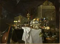 Стол с закусками. 1640. Холст, масло. Лувр, Париж