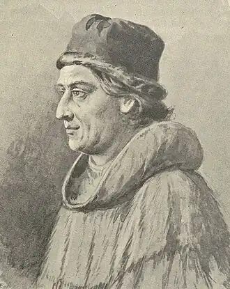 Валери Элиаш-Радзиковский. Воображаемый портрет Яна Длугоша, 1889