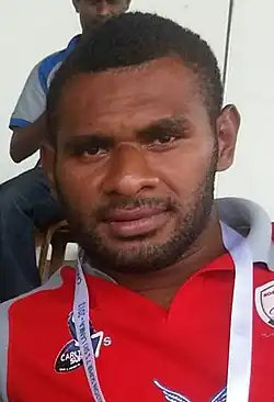 Яса Веремалуа в расположении сборной Фиджи по регби-7 в августе 2013 года