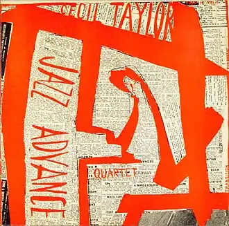 Обложка альбома Сесила Тэйлора «Jazz Advance» (1956)