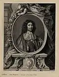 Портрет Жана-Батиста Кольбера. По картине К. Лефевра. 1676. Офорт, резец
