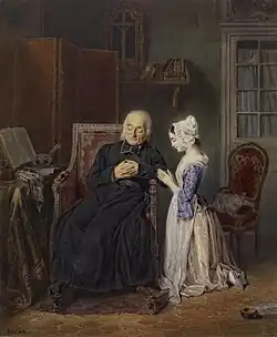 Исповедь. Бумага, акварель, белила. Художественный музей Уолтерса, Балтимор, США