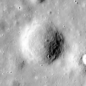 Снимок зонда Lunar Reconnaissance Orbiter.