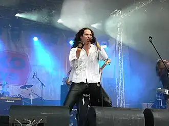 Выступление Милюса в составе группы «Soul Stealer»