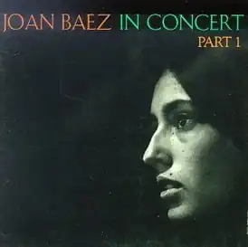 Обложка альбома Джоан Баэз «Joan Baez in Concert» (1962)