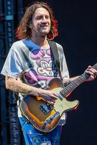 Джон Фрушанте на концерте в Лондоне (21 июля 2023 года)