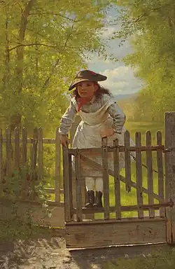 Томбой, 1873. Картина Джона Джорджа Брауна[англ.].