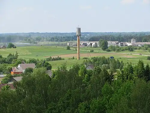 Водонапорная башня и фермы