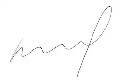 Изображение автографа