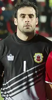 Перес в сборной Гибралтара (2014 год)