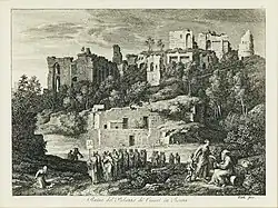 Руины дворца Цезаря в Риме. Ок. 1810. Офорт