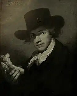 Й. М. Грасси. Портрет скульптора А. Грасси. Картинная галерея Венской академии изобразительных искусств