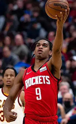 Джош Кристофер в игре за «Хьюстон Рокетс» в 2021 году