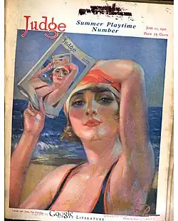 Обложка журнала  Judge, 11 июня 1921