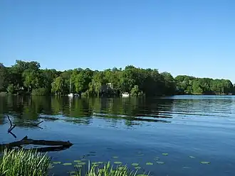 Озеро Юнгфернзе весной 2007 года