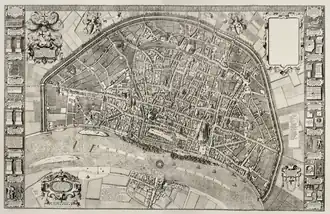Карта Кёльна Арнольда Меркатора 1570 года