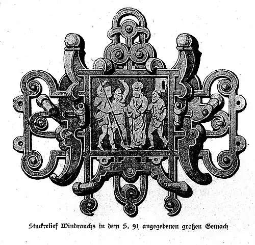 Замковая церковь, 1597 Кёнигсберг, Стукко - фигура Христа - в стиле Ренессанс, Ханс Виндраух