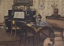 К. Чирахян, «Интерьер. Натюрморт»