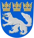 Герб Каарлелы (Финляндия, в 1977 город присоединен к Кокколе)