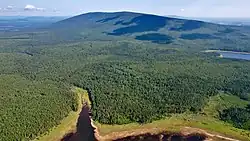 Место впадения Качканарки в Нижне-Качканарское водохранилище