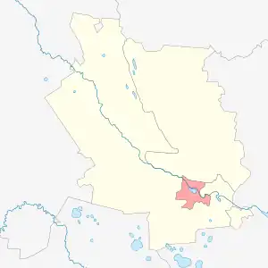 Муниципальное образование посёлок Кадуй на карте