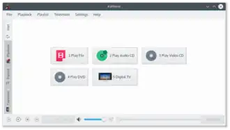 Скриншот программы Kaffeine
