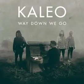 Обложка сингла Kaleo «Way Down We Go» (2015)