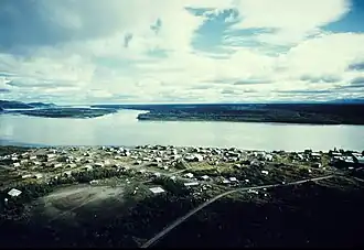 Вид на Калтаг с самолёта, сентябрь 2002.