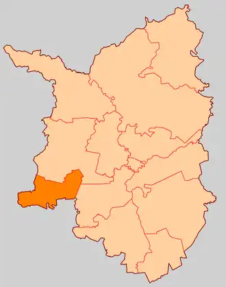 Каменское сельское поселение на карте