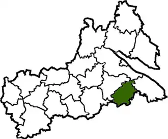 Каменский район на карте