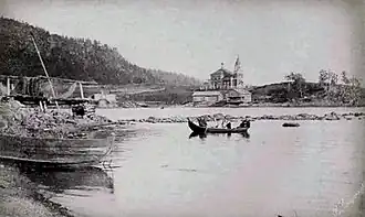 Кандалакшский мужской монастырь.Фото Я. И. Лейцингера. 1887 год.