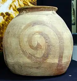 Красноглиняный горшок. Каракалпакстан, Турткульский район, Джамбаскала.