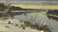 А. Н. Каринская.Застывает. 1919 г. (?)