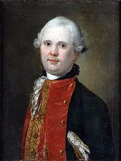 Карл Рейнгольд фон Кошкуль, офицер Лейб-гвардии Преображенского полка (?)