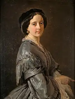 Каролина Рашинская. 1862. Холст, масло. Национальный музей, Познань