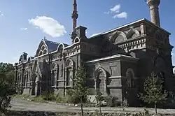 Бывшая русская полковая церковь  Александра Невского, перестроенная в мечеть